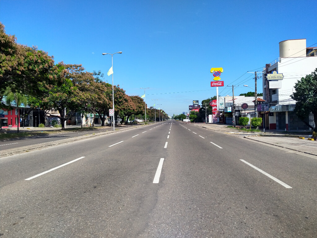 How Santa Cruz looks like because of covid-19 other view